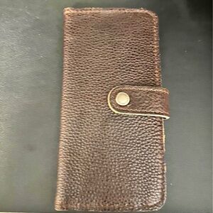 Premium Brown Portland leather goods women’s wallet
